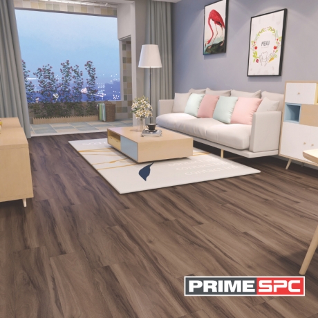 Sàn Nhựa SPC Vân Gỗ | Amazon Walnut 612 | Prime SPC