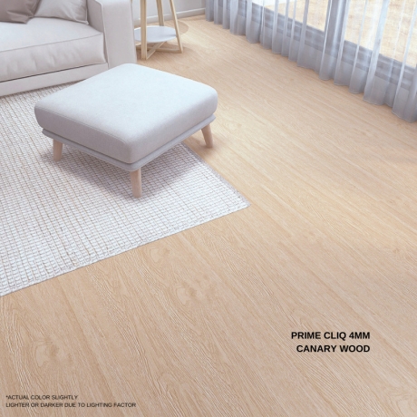 Canary Wood SPC Flooring | Prime Cliq 4 | 4mm SPC Click Flooring