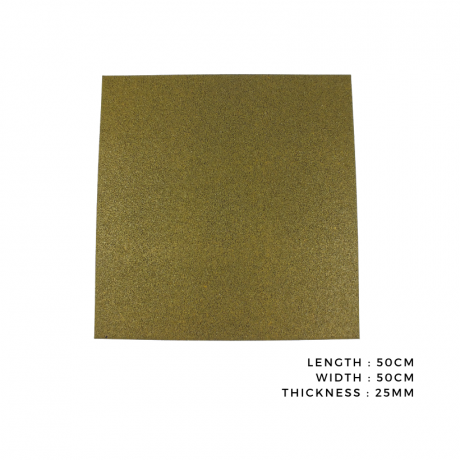 Thảm Cao Su Sân Chơi Vàng 25mm Cao Cấp Chống Trượt Cho Trẻ Em | Playmat Standard 25