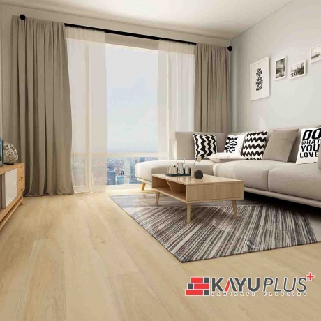 Sàn Gỗ Công Nghiệp Hiện Đại Cao Cấp | 583 Meranti Kuning | KayuPlus