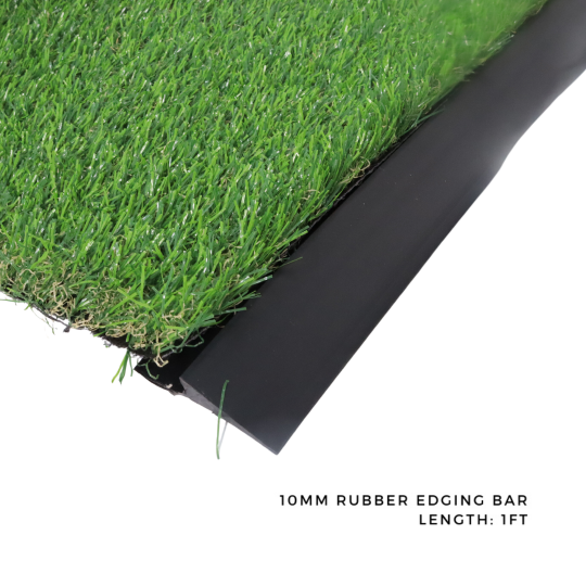 Thanh Bo Viền Cao Su 10mm Cho Gạch Cao Su | Nẹp Viền An Toàn Giá Tốt Cho Sàn Gym DIY