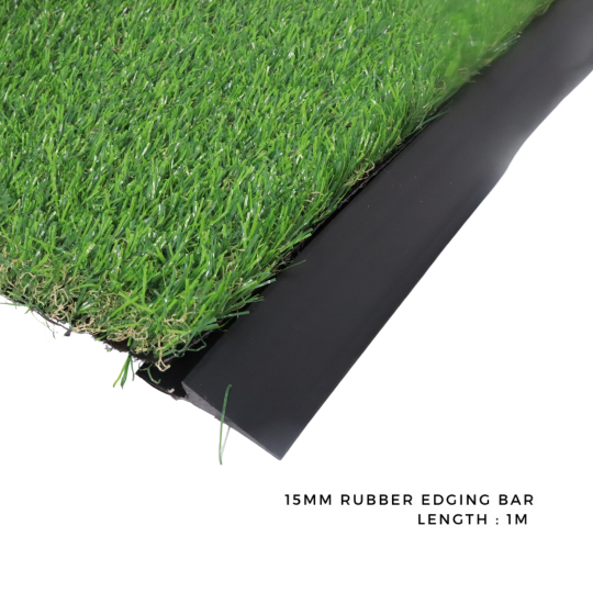 Thanh Bo Viền Cao Su 15mm Cho Gạch Cao Su | Nẹp Viền An Toàn Giá Sỉ Cho Sàn Gym DIY