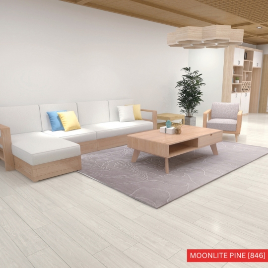 Sàn SPC 4mm Cao Cấp | Moonlit Pine 846 | Elegant Cliq