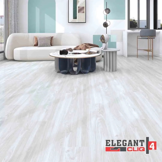 Excellent Grey SPC Flooring | 4mm Bleached Ash – 845 | Elegant Cliq