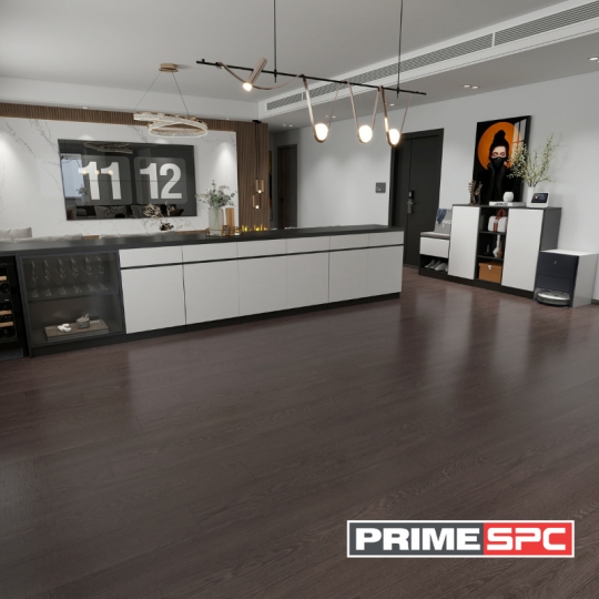 Sàn SPC Vân Gỗ Tối Màu | Java Espresso 1692 | Prime SPC