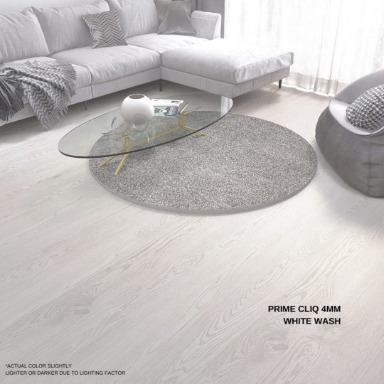 White Wash SPC Flooring | Prime Cliq 4 | 4mm SPC Click Flooring