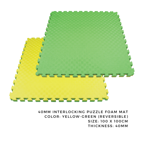 Thảm Xốp Ghép Puzzle 40mm Đa Màu Cho Thể Thao & Võ Thuật | Interlocking Foam Mats