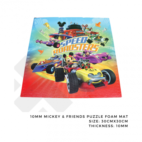 Thảm Xốp Ghép Puzzle EVA 10mm In Hình Hoạt Hình 30x30cm Cho Bé | Playmat Cartoon Giá Tốt