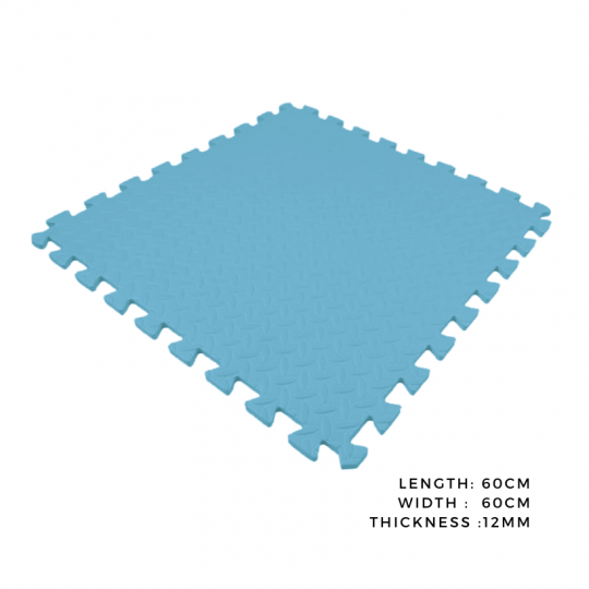 Thảm Xốp Ghép Puzzle EVA 12mm Đa Màu Cho Bé 60x60cm | PlayOn Baby Playmat Giá Tốt