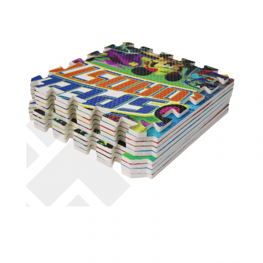 Thảm Xốp Ghép Puzzle EVA 10mm In Hình Hoạt Hình 30x30cm Cho Bé | Playmat Cartoon Giá Tốt