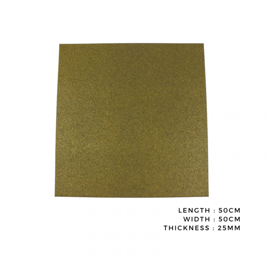 Thảm Cao Su Sân Chơi Vàng 25mm Cao Cấp Chống Trượt Cho Trẻ Em | Playmat Standard 25
