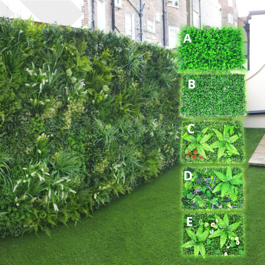 Tấm Cỏ Nhân Tạo Ốp Tường Eucalyptus Base [60x40cm]