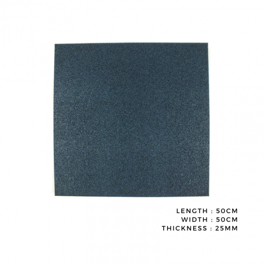 Thảm Cao Su Xanh Dương 25mm Cao Cấp Chống Trượt Cho Trẻ Em | Playmat Standard 25