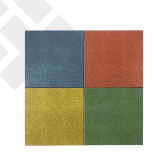 Thảm Cao Su Xanh Dương 25mm Cao Cấp Chống Trượt Cho Trẻ Em | Playmat Standard 25