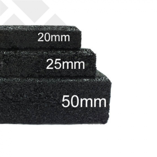 Thảm Cao Su Sân Chơi Màu đỏ nâu 25mm Cao Cấp Chống Trượt Cho Trẻ Em | Playmat Standard 25