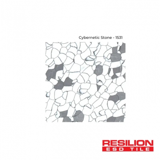 GẠCH SÀN CHỐNG TĨNH ĐIỆN ESD CAO CẤP | CYBERNETIC STONE – 1531 | RESILION ESD TILES
