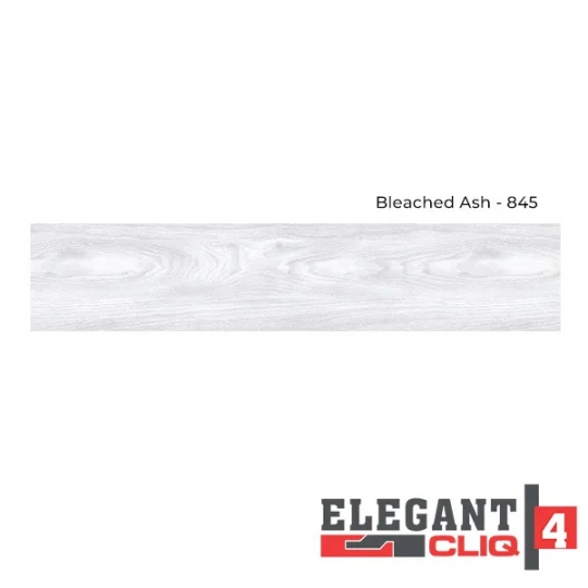 Excellent Grey SPC Flooring | 4mm Bleached Ash – 845 | Elegant Cliq