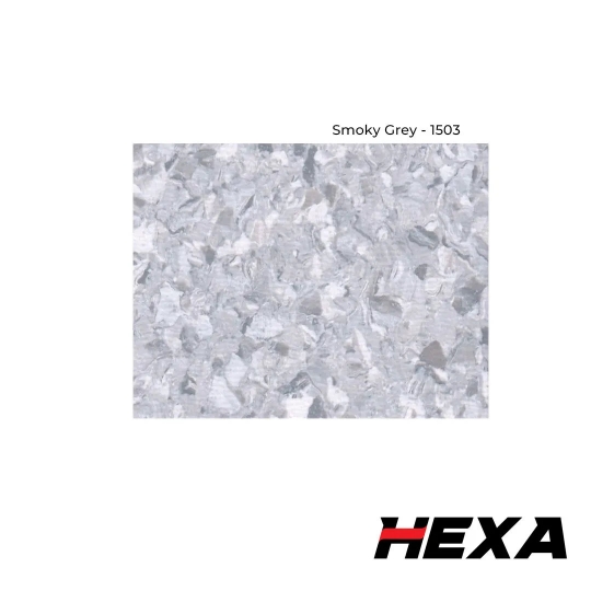 Sàn Nhựa Tĩnh Điện Cuộn Công Nghiệp Thân Thiện Môi Trường Smoky Grey – 1503 | HEXA Vinyl Roll
