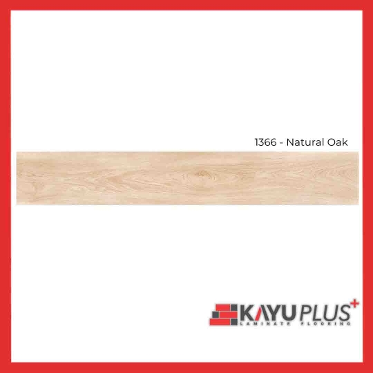 Sàn Gỗ Công Nghiệp Vân Sồi Tự Nhiên Ấn Tượng | 1366 Natural Oak | KayuPlus