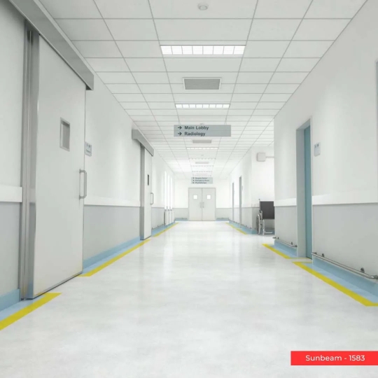 Sàn Vinyl Cuộn Trơn Sunbeam – 1583 | CLERRA Vinyl Roll