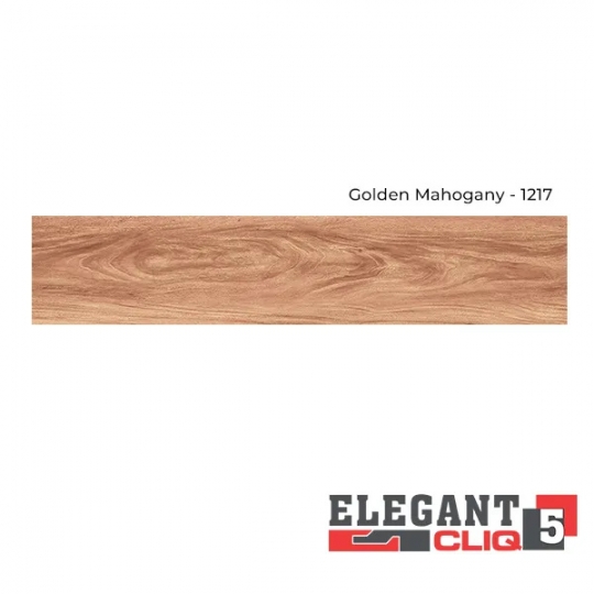 Durable Elegant Cliq SPC 5mm Flooring | Golden Mahogany – 1217