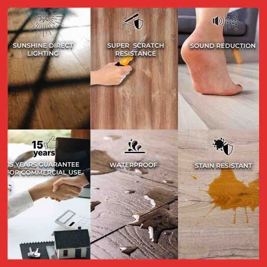 Sàn SPC Xương Cá Smokey Teak 4mm – Vẻ Đẹp Hiện Đại & Độ Bền Vượt Trội