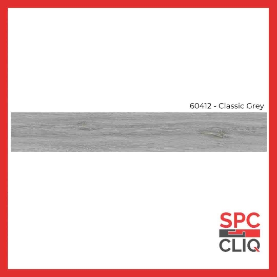Sàn Nhựa SPC 4mm Classic Grey – 60412 | SPC CLIQ Malaysia
