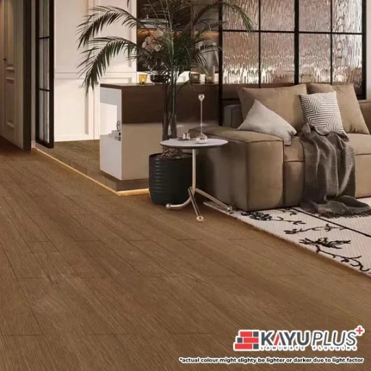 Sàn Gỗ Công Nghiệp Màu Gỗ Tối Bền Vững | Brazilian Oak 1463 | KayuPlus