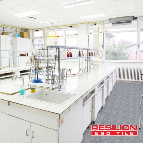 RESILION ESD VINYL FLOORING – ION GREY 1534