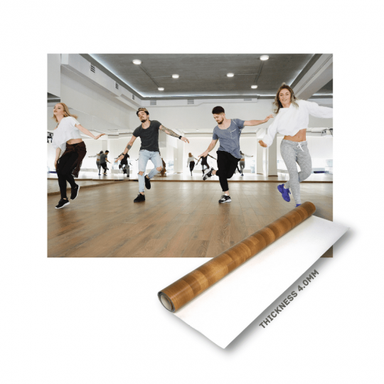 Sàn Nhảy PVC 4mm – Wood | ECOFLOOR