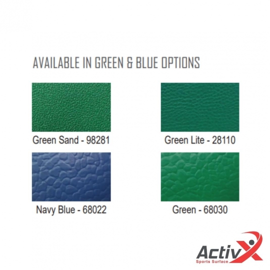 Sàn Cầu Lông PVC ActivX2 – Green Sand | ECOFLOOR