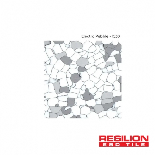 RESILION ESD ANTI-STATIC FLOORING TILE – ELECTRO PEBBLE 1530