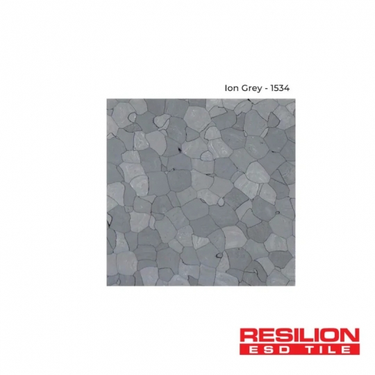 RESILION ESD VINYL FLOORING – ION GREY 1534